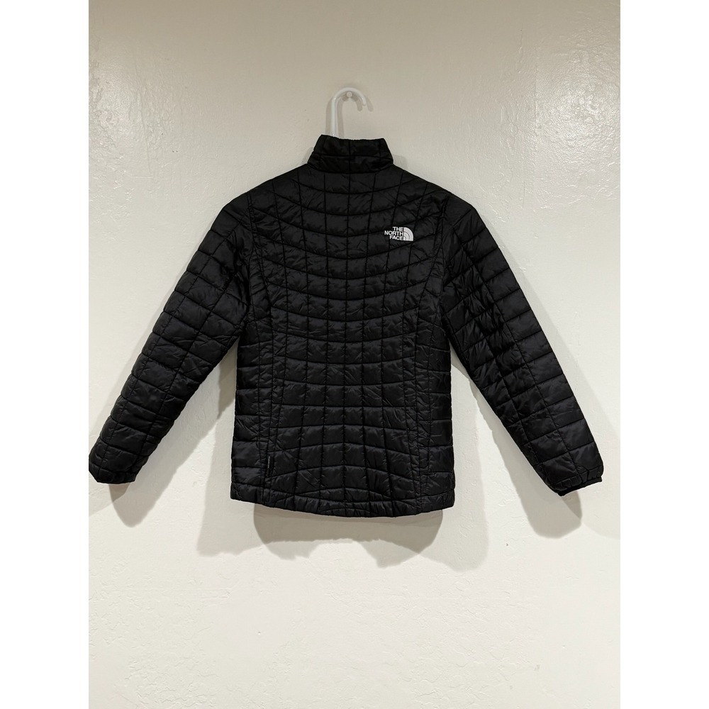 The North Face Girls Black ThermoBall Eco Insulated Puffer Jacket Size S 7/8 - Picture 3 of 12